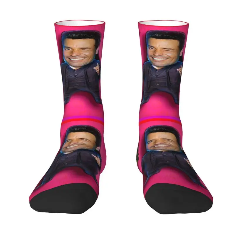 Chayanne Chiquito Meme Men Women Crew Socks Unisex Fashion Latin Pop Singer Spring Summer Autumn Winter Dress Socks