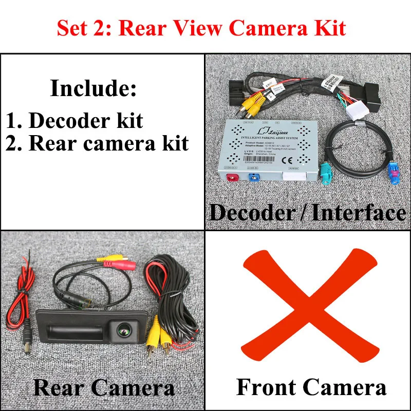 For Audi A6 S6 RS6 C7 2012~2018 Original Screen Plug and Play HD Night Vision Parking Aid Front Rear View Backup Reverse Camera image 3