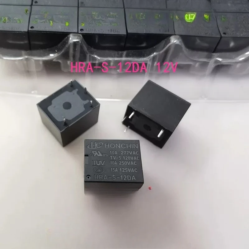 10PCS/LOT  HRA-S-12DA  DC12V 4Pin 10A Electroacoustic Devices