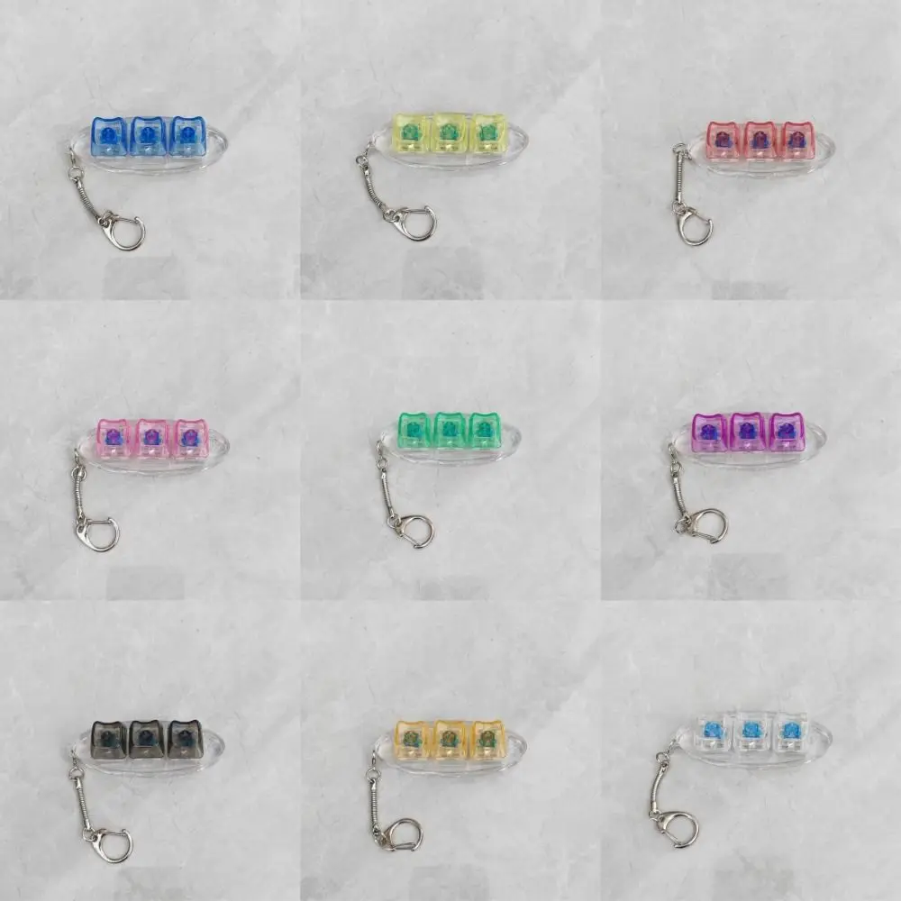 جديد 3 مفاتيح Keycap قرصة لعبة إصبع لوحة المفاتيح DIY زر Keycap الإغاثة الإجهاد الميكانيكية تململ المفاتيح