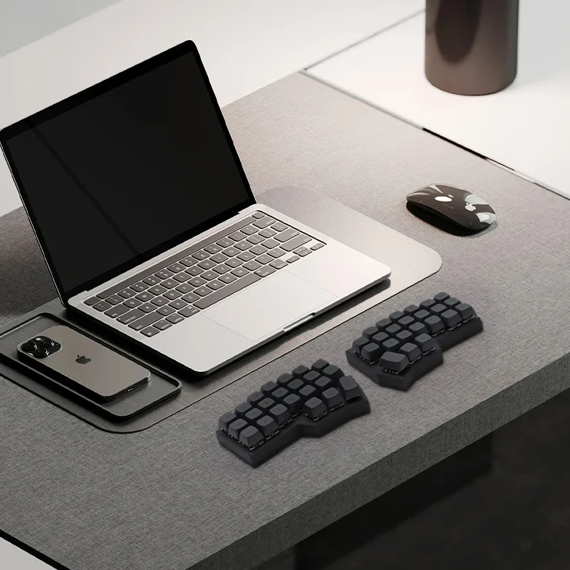 W CORNE V4.1 Split Keyboard DIY Customized Keyboard 2.4G Wireless Hot Swap PCB Ergonomic 2.4G VIAL Remap Gamer PC Accessories