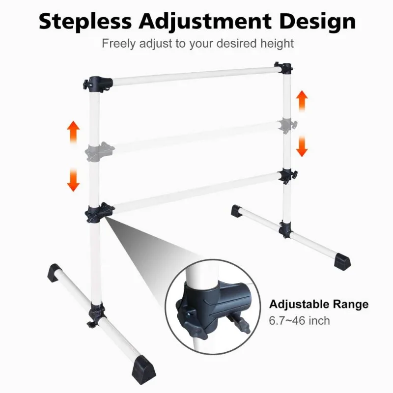 4FT Ballet Pole Dance Practice Pole Portable Independent Ballet Pole