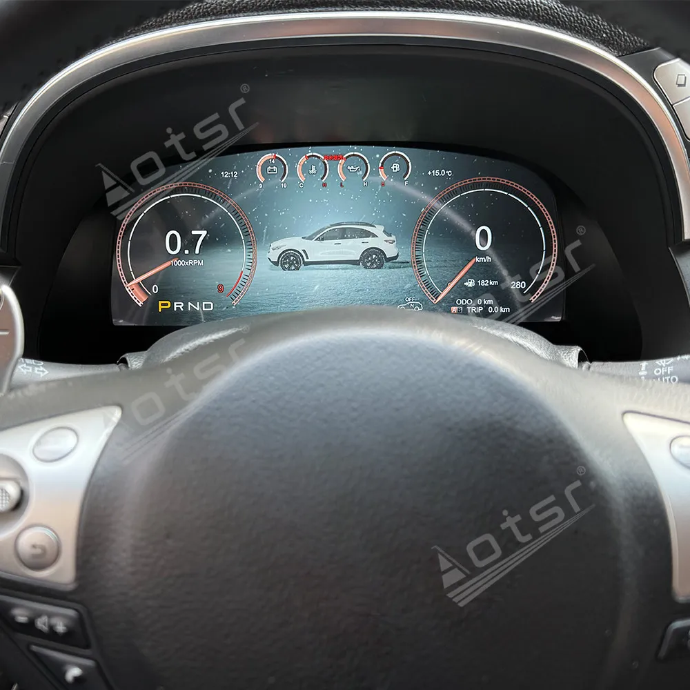 

Для Infinite FX35 FX37 FX45 FX50 QX70 ЖК-панель приборов 2014-2022 цифровой кластер и 14,4-дюймовый вертикальный экран автомобильного навигации