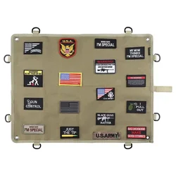 Military Patches Storage Display Board Collection Armband Finishing Cloth Badge Poster Armor Background DIY Nylon Wall Hanging