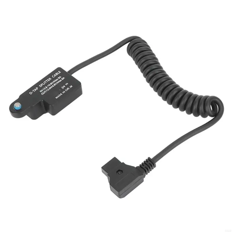 Heavy Duty V Lock Battery Splitter Cable Cord With Digital Voltages Display For Simultaneous Device Charging 83CF
