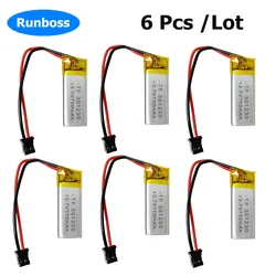 6szt/lot 3.7V 110mAh301230 Polimer litowo-polimerowy JST PH 2,0 mm Do ładnej klawiatury nano lub bezprzewodowej Zestaw słuchawkowy Bluetooth Pióro do nagrywania 3D