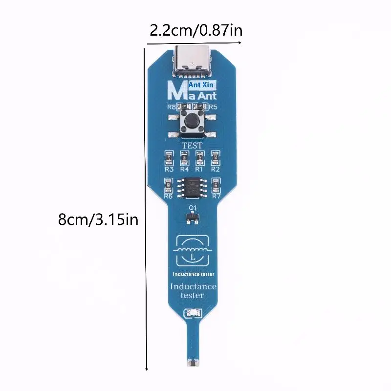 1/2/3PCS 파란색 인덕턴스 테스터 전자기 유도 빠른 오류 확인 마더보드 코일 테스터 인덕터 감지기