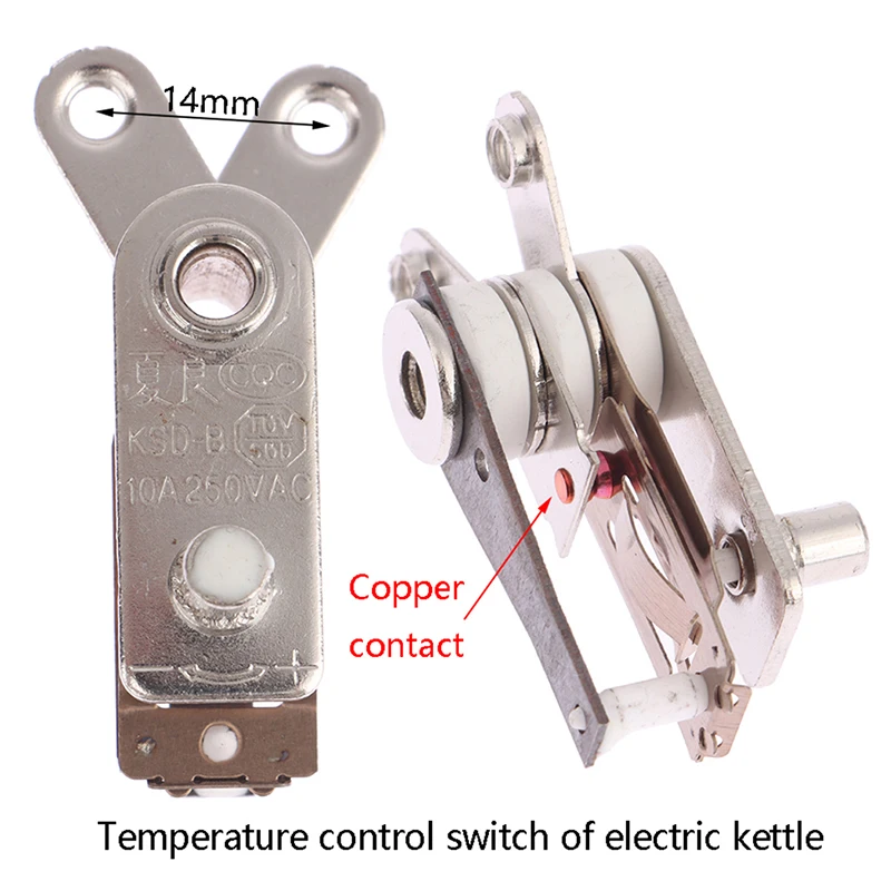 Panela de pressão com controle de temperatura, termostato elétrico, acessórios para panela de arroz, interruptor de contato do termostato