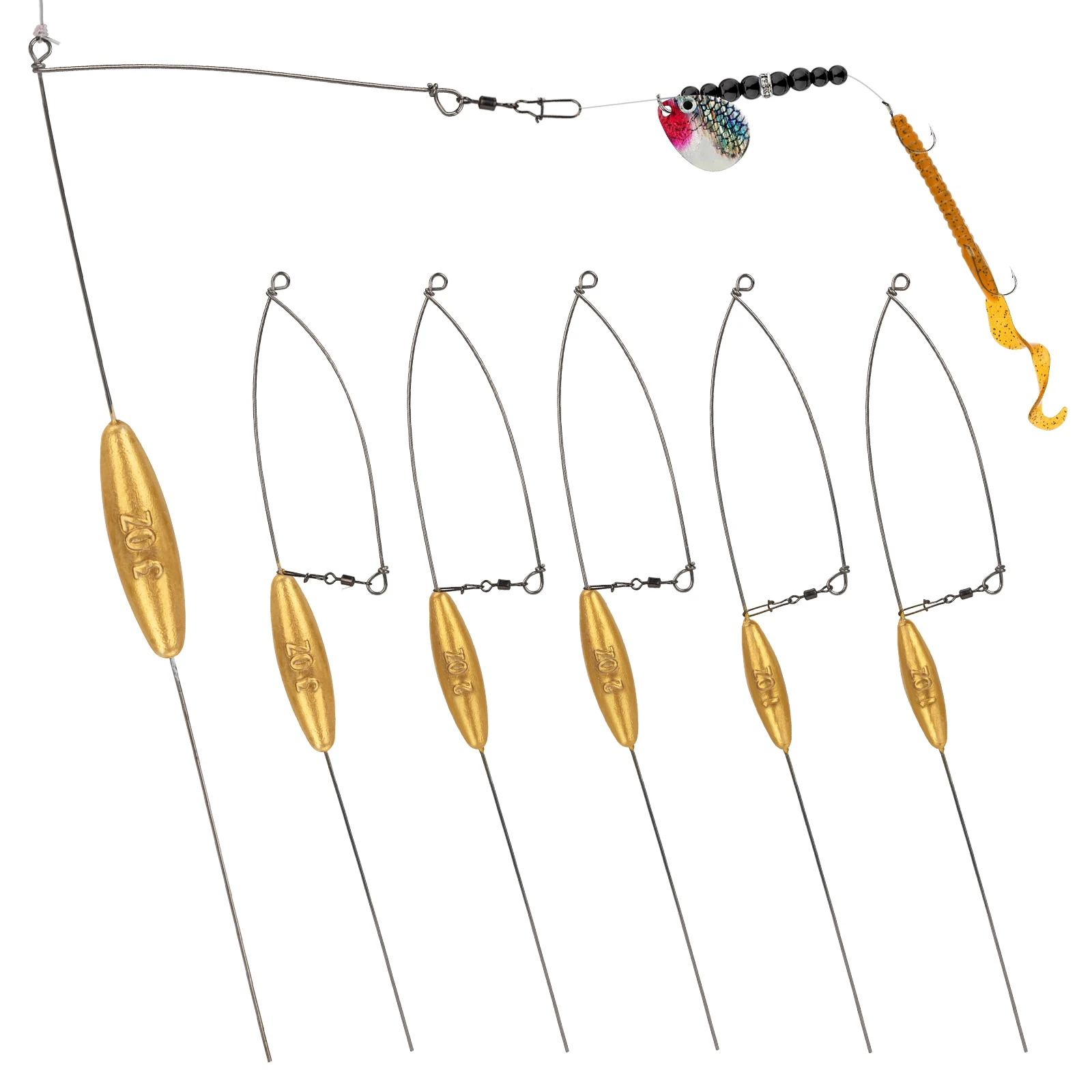 

THKFISH 5 шт. рыболовных грузил-бомбардировщиков для донной и серфовой рыбалки, оснастки для ловли судака, 1, 2, 3 унции, троллинговые грузила-грузила-бомбардировщики