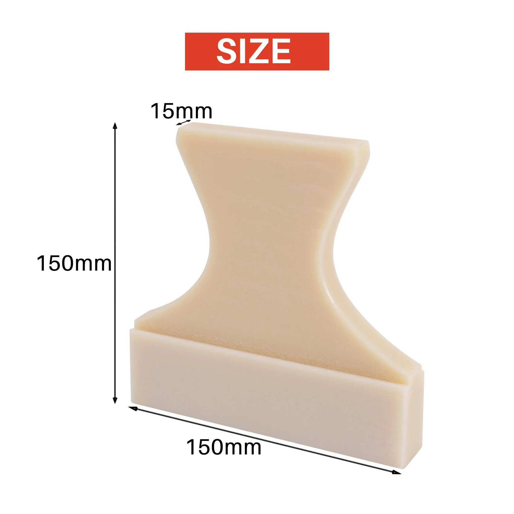 #74N Tapping Block for Vinyl Plank Laminate and Wood Flooring Tools,Wood Flooring Installation,(cream color)