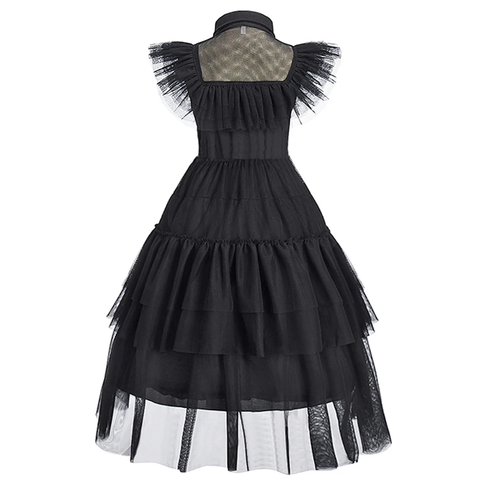 Mädchen Prinzessinnenkleid Kinder Fantasie-Cosplay-Kostüm Kinder Party Ballkleid Halloween Karneval Verkleidungskleidung Buchwoche – Detail 17
