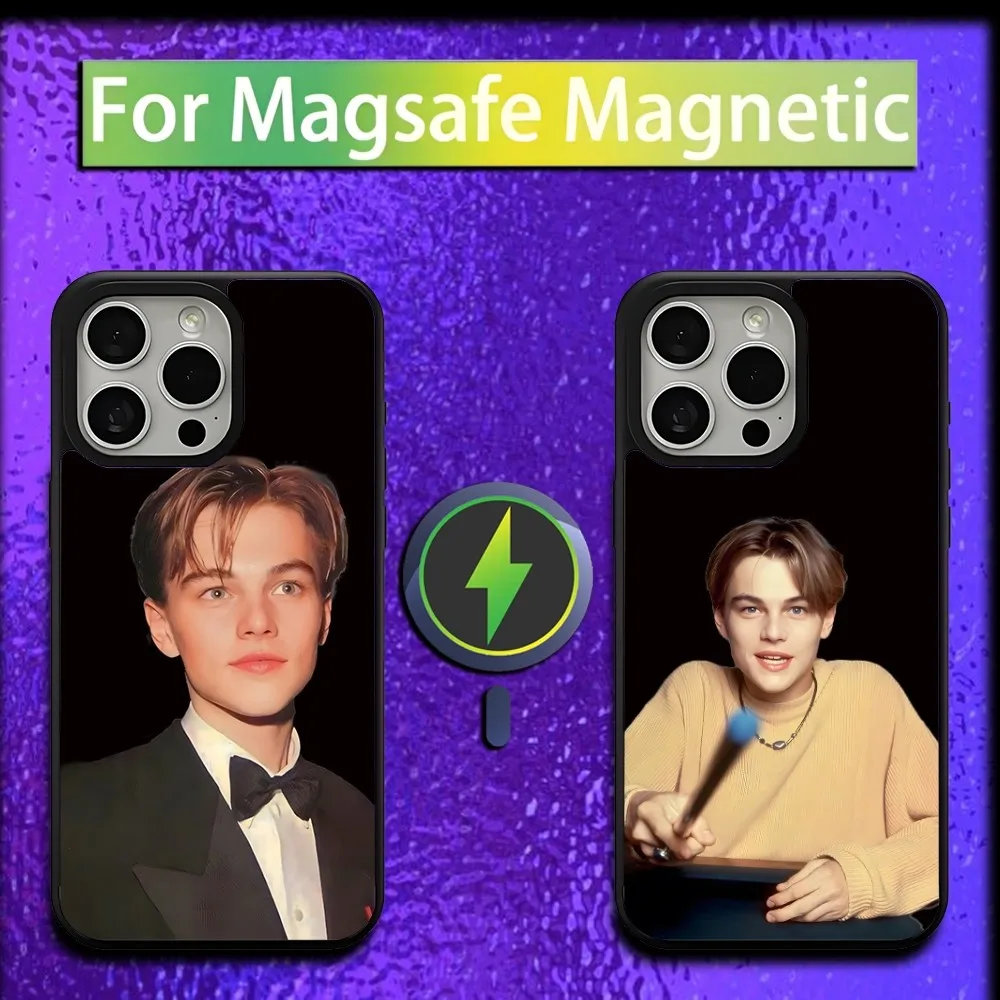 

ACTOR L-Leonardo D-DiCaprio Phone Case For iPhone 16,15,14,13,12,11,Plus,Pro,Max,Mini Magsafe Magnetic Wireless Charging