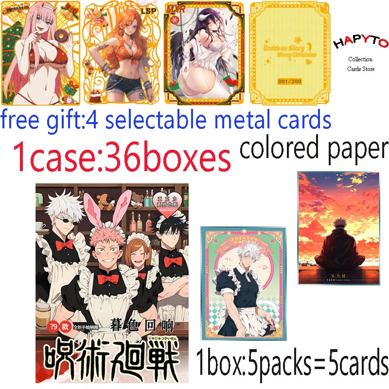 

Acrylic colored paper "Echoes of Dusk" Jujutsu Kaisen Cards JJK Booster Box Gojo Satoru Nanami Sukuna Hobby Chrismas Gift