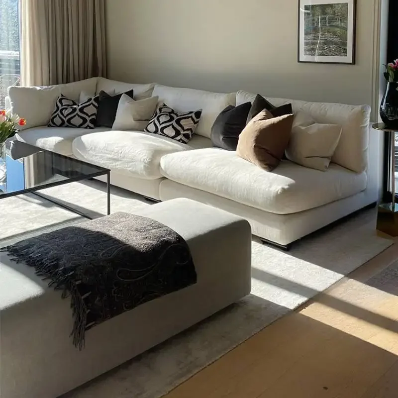 

Salon Backrest Sofa Individual European Nordic Chaise Puffs Sofas Sets Design Modern Designer Woonkamer Banken Unique Furniture