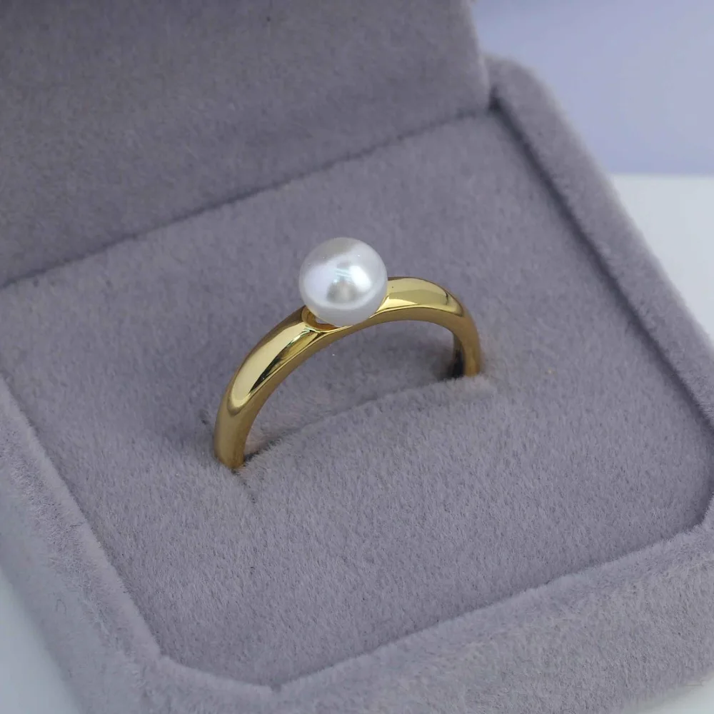 

5pcs Adjustable Gold Plated Pearl Ring Settings Findings & Accessories-for Jewelry Making Bulk Wholesale Craft Supplies 10-11mm