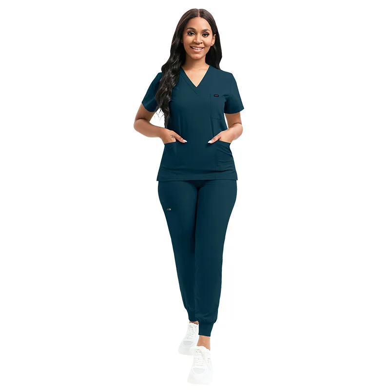 Clinic nurse work clothes Unisex scrub set Medical uniform Beauty Salon Dental Surgical suit Pharmacy doctor Overalls workwear