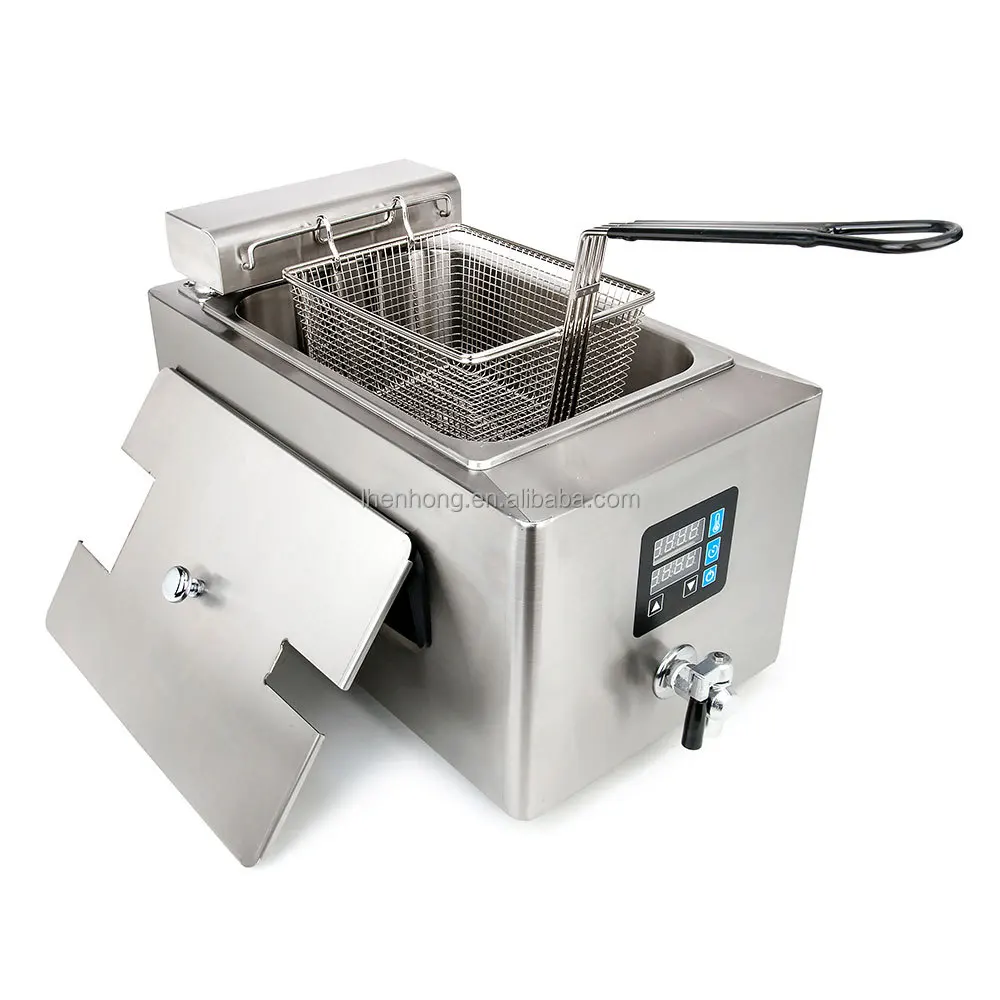 

Профессиональная электрическая фритюрница для картофеля фри с таймером и термостатом для отелей и ресторанов