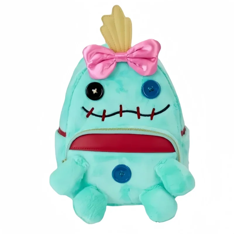 New Arrival Loungefly Disney Lilo & Stitch Scrump Lilo Model Plush Mini Rucksack Limited Edition Backpack For Children Xmas Gift