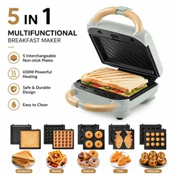 Mini sandviç makinesi kahvaltı makinesi çok ocak tost makinesi elektrikli fırınlar ocaklar ekmek gözleme Waffle çörek