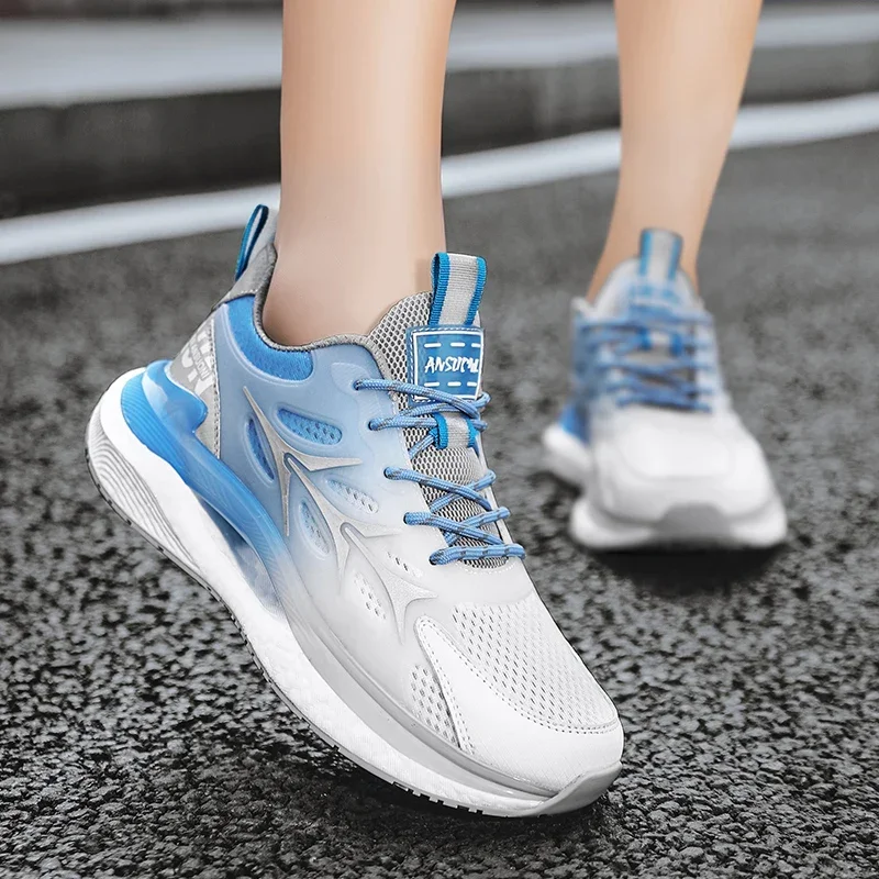 Hohe-qualität Männer Laufschuhe Frauen Air Mesh-Design Turnschuhe Männer Oudoor Dämpfung Jogging Sport Schuhe Atmungsaktiv Fitness Schuh