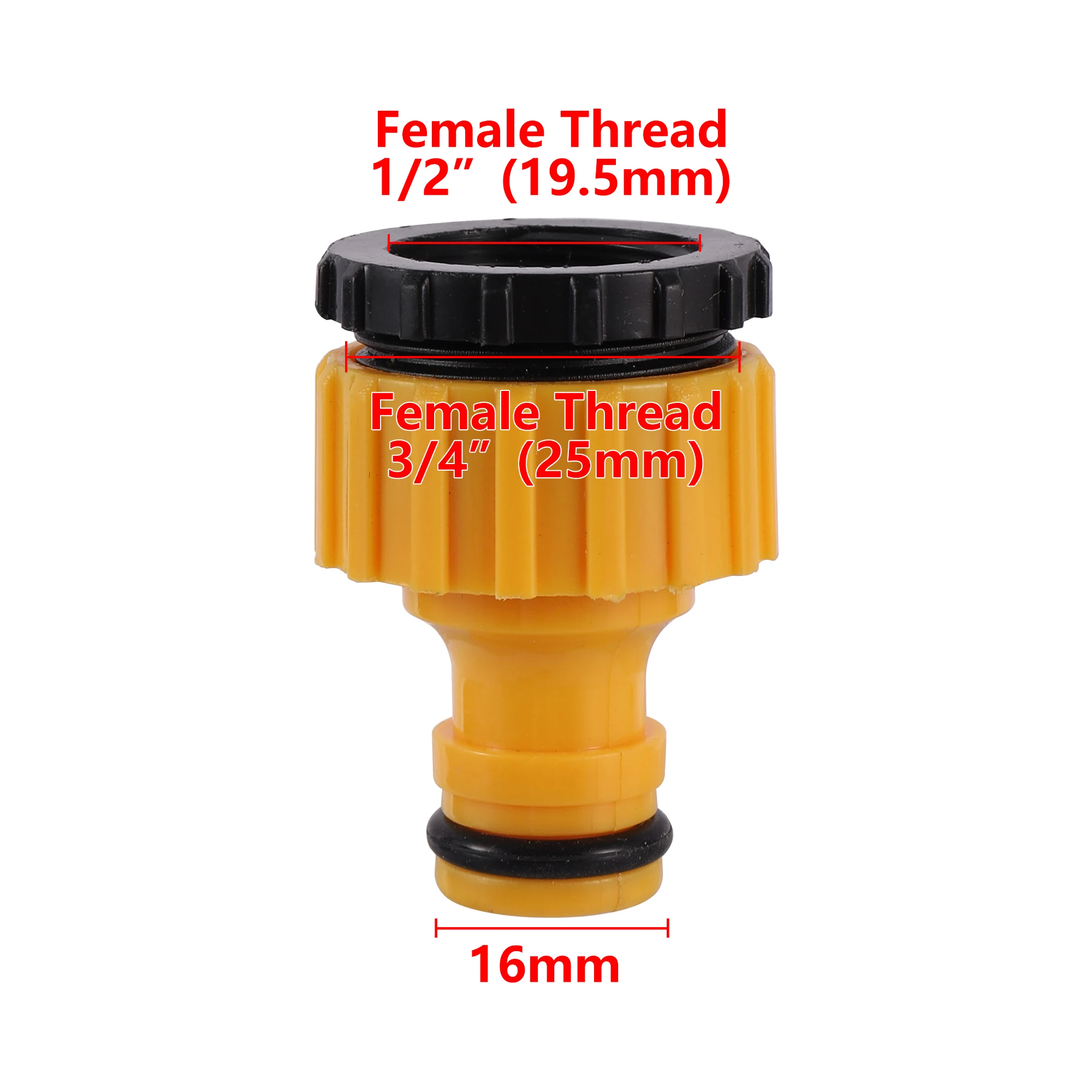 1Pc 1/2 3/4 5/8 1 Inch Garden Hose Quick Coupling 12/16/25mm Car Wash Hose Adapter Repair Coupling Irrigation Accessories