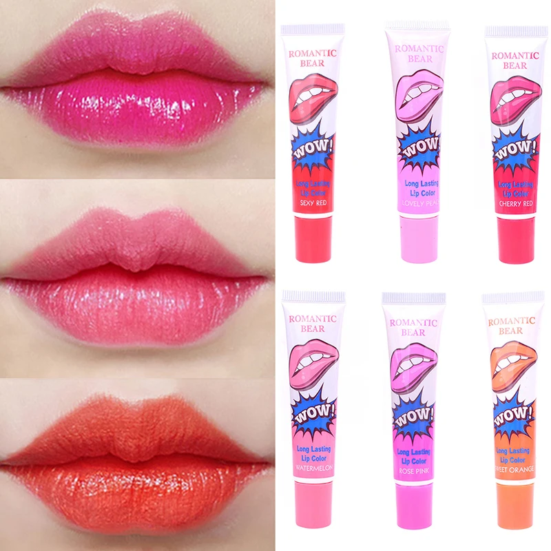 Lápiz labial líquido de larga duración, máscara hidratante, maquillaje cosmético, resistente al agua, 6 colores