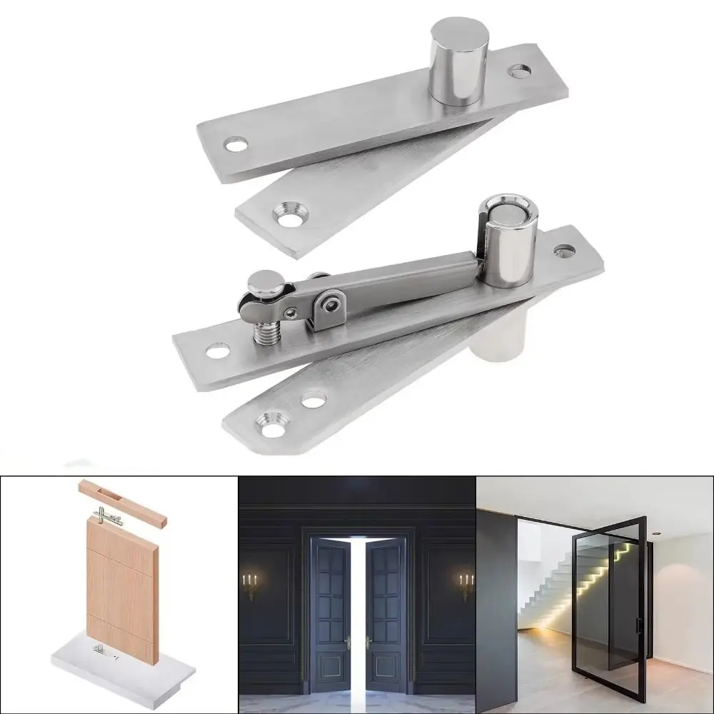 

Stainless Steel Pivot Heavy Duty 360-degree Rotating Shaft Wooden Door Hinge Shaft Murphy Positioning Door Shaft Hidden Axis