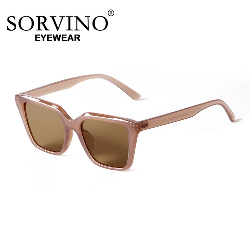 

SORVINO Vintage Cat Eye Sunglasses Women Luxury Brand Design Fashion Retro Shades Black Leopard Sun Glasses Square Oculos De Sol