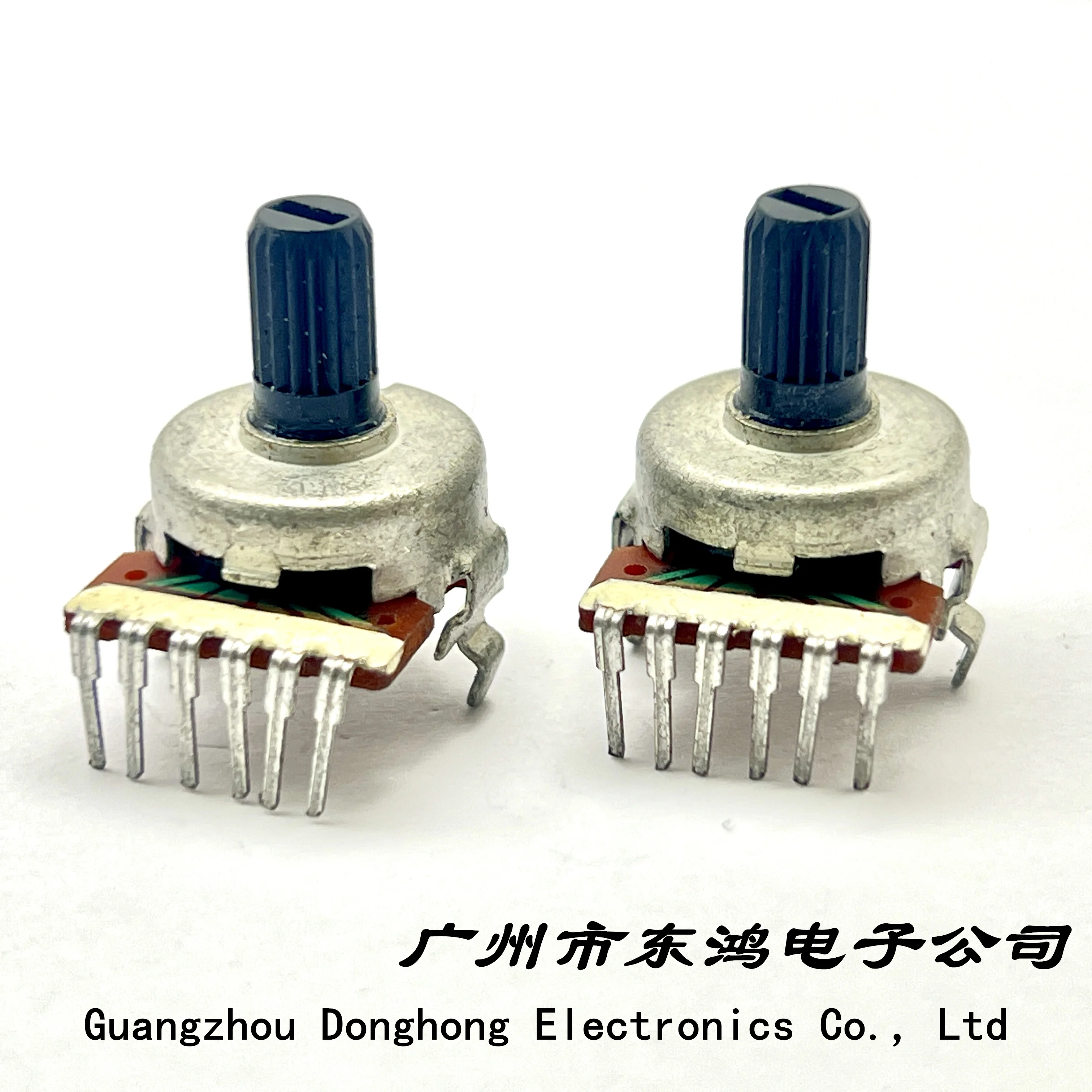 1 piece of 161 type double link 6-pin B100KX2 with a shaft length of 10mm