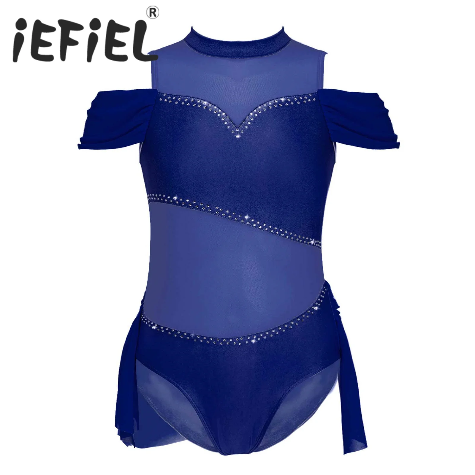 Enfants filles sans manches sport gymnastique travail body enfants Patchwork Ballet danse justaucorps ballerine fée fête Costumes