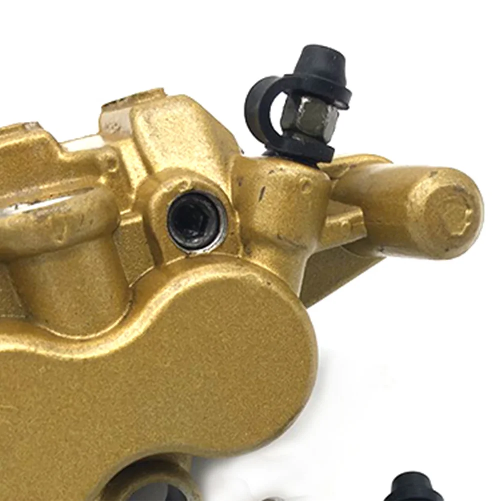 

1Set Motorbike Accessories Exhaust Bolts Rubber Bleeder Covers Professional Screw Design Durable Brake Bleeder Screw