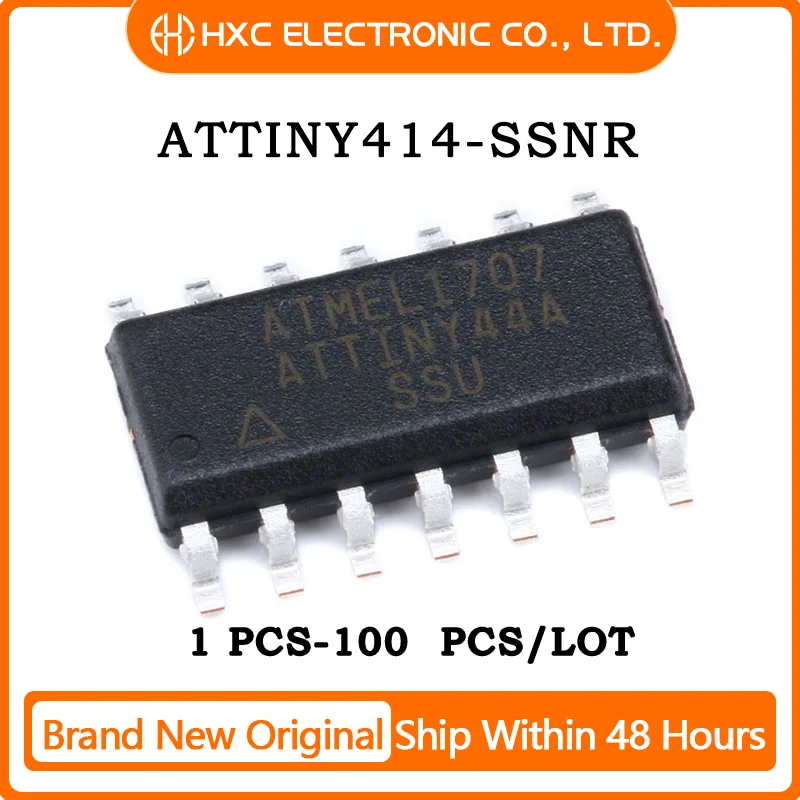 5PCS/10PCS/50PCS/100PCS IC ATTINY414-SSNR ATTINY414 SOP14 NEW Original