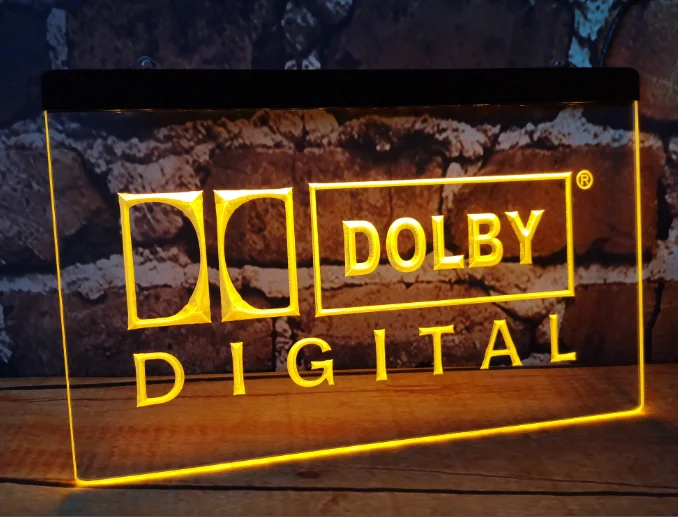 mu10 Dolby Digital logo beer bar pub club 3d signs LED Neon light Sign home decor crafts