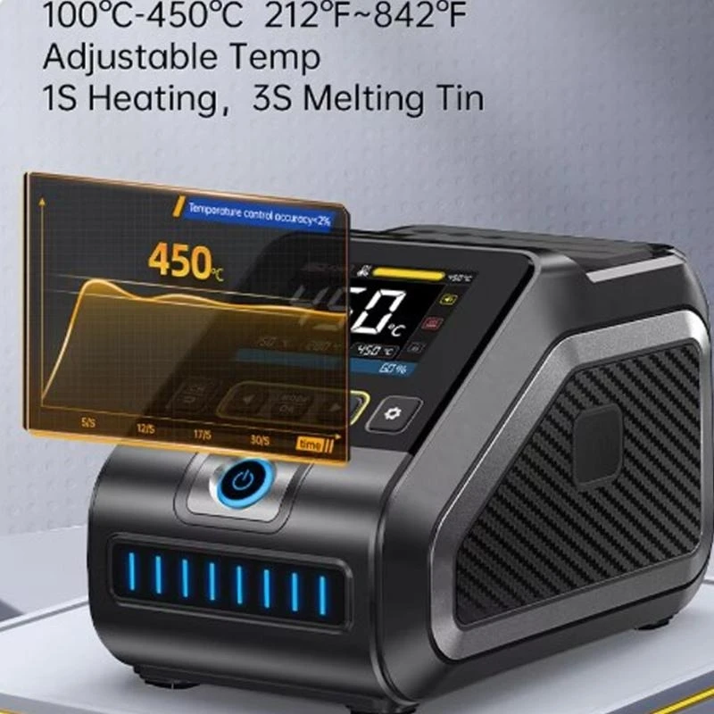 

R1WD DWS-200 Digital Soldering Station 200W Electronic Welding Rework Station Temperature Display Temperature Adjustment