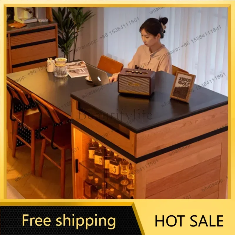 LJY Reception Service Dining Table Office Designer Writing Study Dining Table Nordic Modern Luxury Extending Muebles Home Furnit