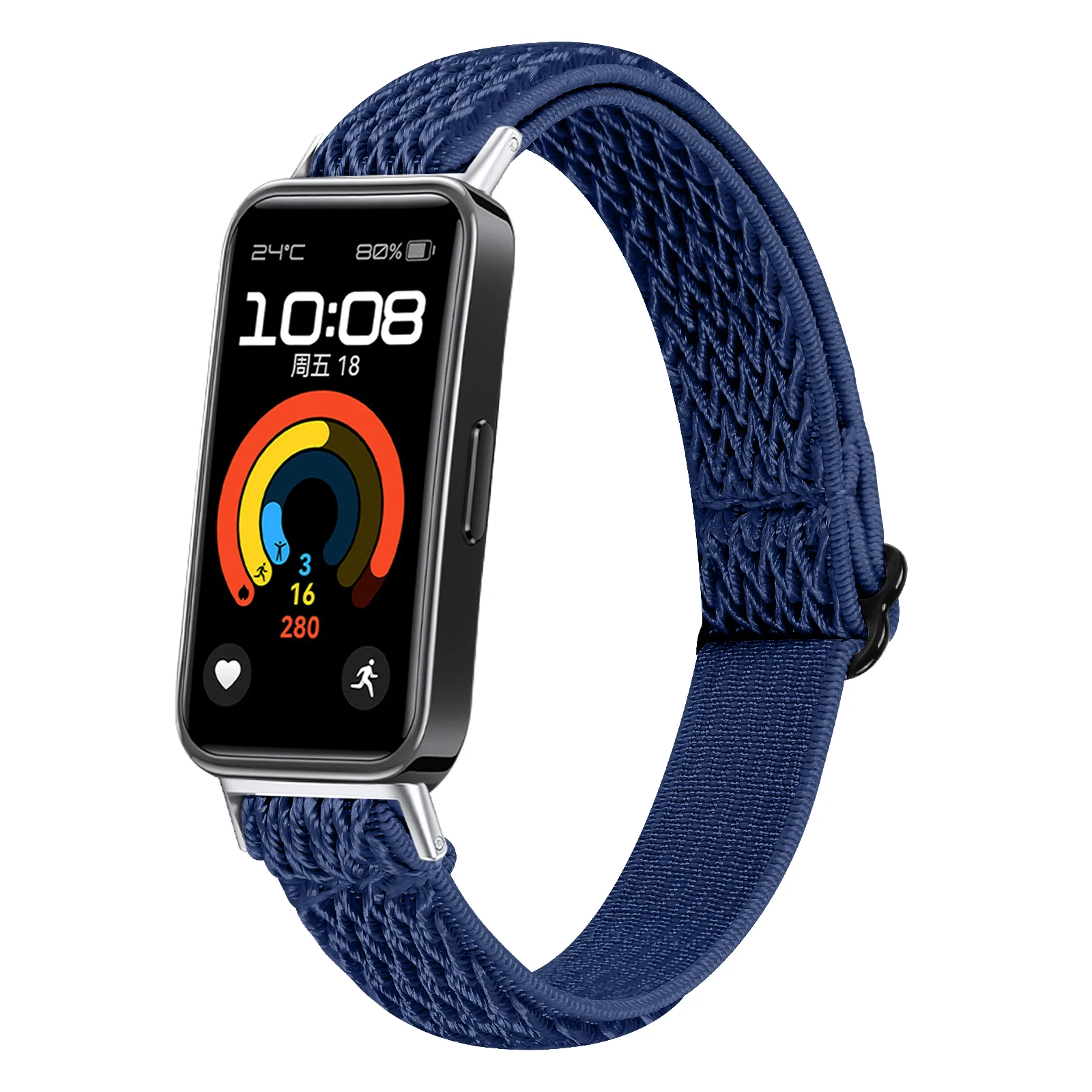 화웨이 밴드 10 나일론 시계줄 탄성 루프 스마트워치 스트랩 (화웨이 밴드 9 8 10 호환) 손목밴드 교체 액세서리