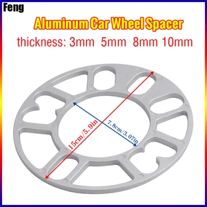 محول فاصل إطار عجلة السيارة العالمي ، لوحة جماد 4 قطع 4x98 4x100 4x108 4x110 4x112 4x114.3 5x100 5x110 5x112 5x115 5x120 أفضل 10 مبيعا 4x100 4x108 محول العجلات - رقم 3