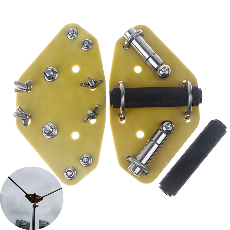 

Shortwave Tie Rod V-Base Mount – Antenna Baseplate with Tripod Thread for Portable SW Antennas