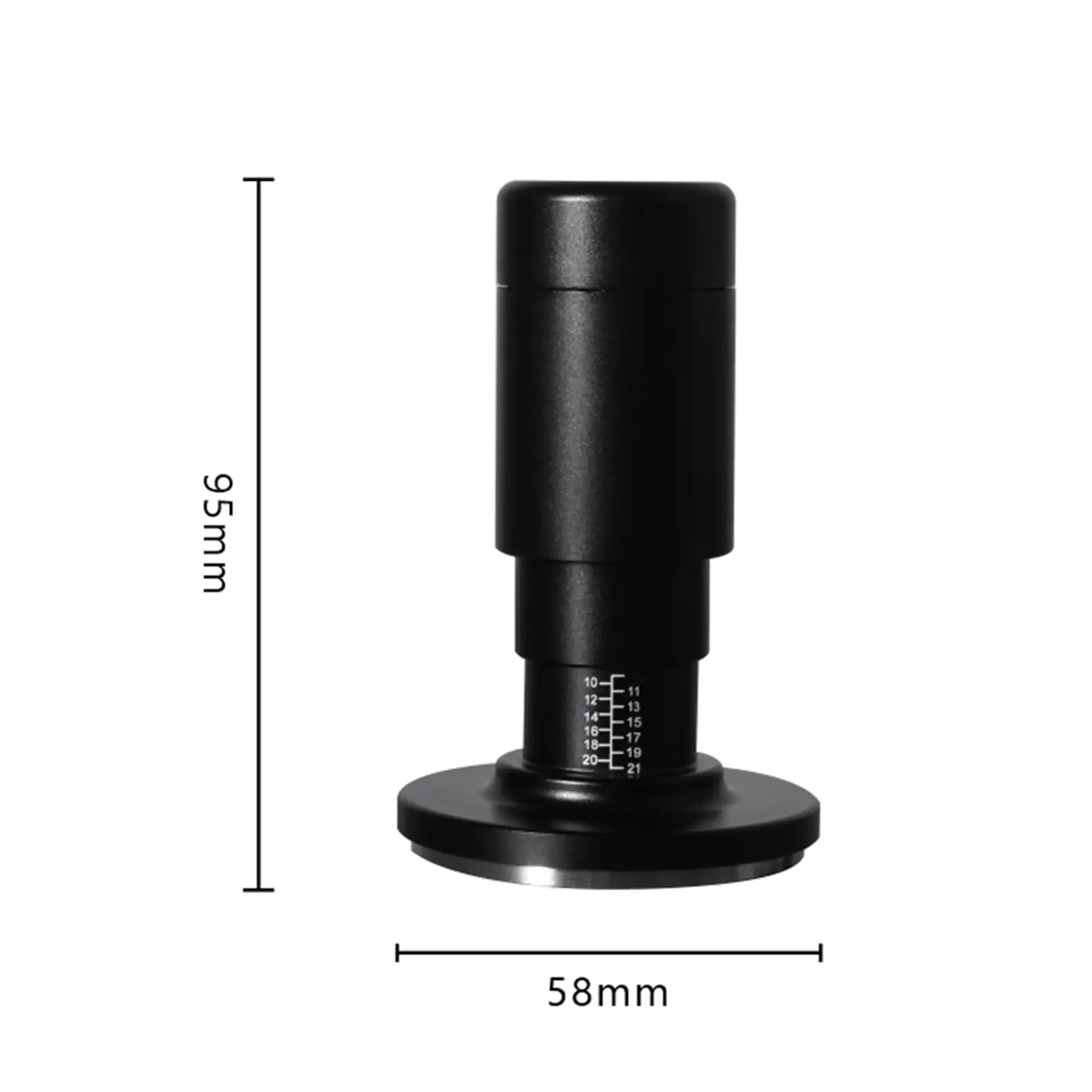Темпер для кофе и распределение эспрессо 2 в 1 для кофе-бариста