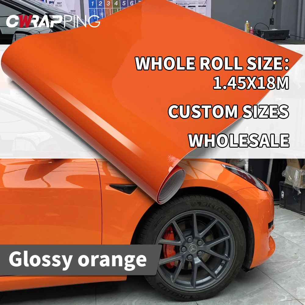 

Глянцевая самоклеящаяся пленка для тюнинга авто, декоративная, с технологией Air Release, виниловая пленка для оклейки авто, аксессуары для мотоциклов, DIY