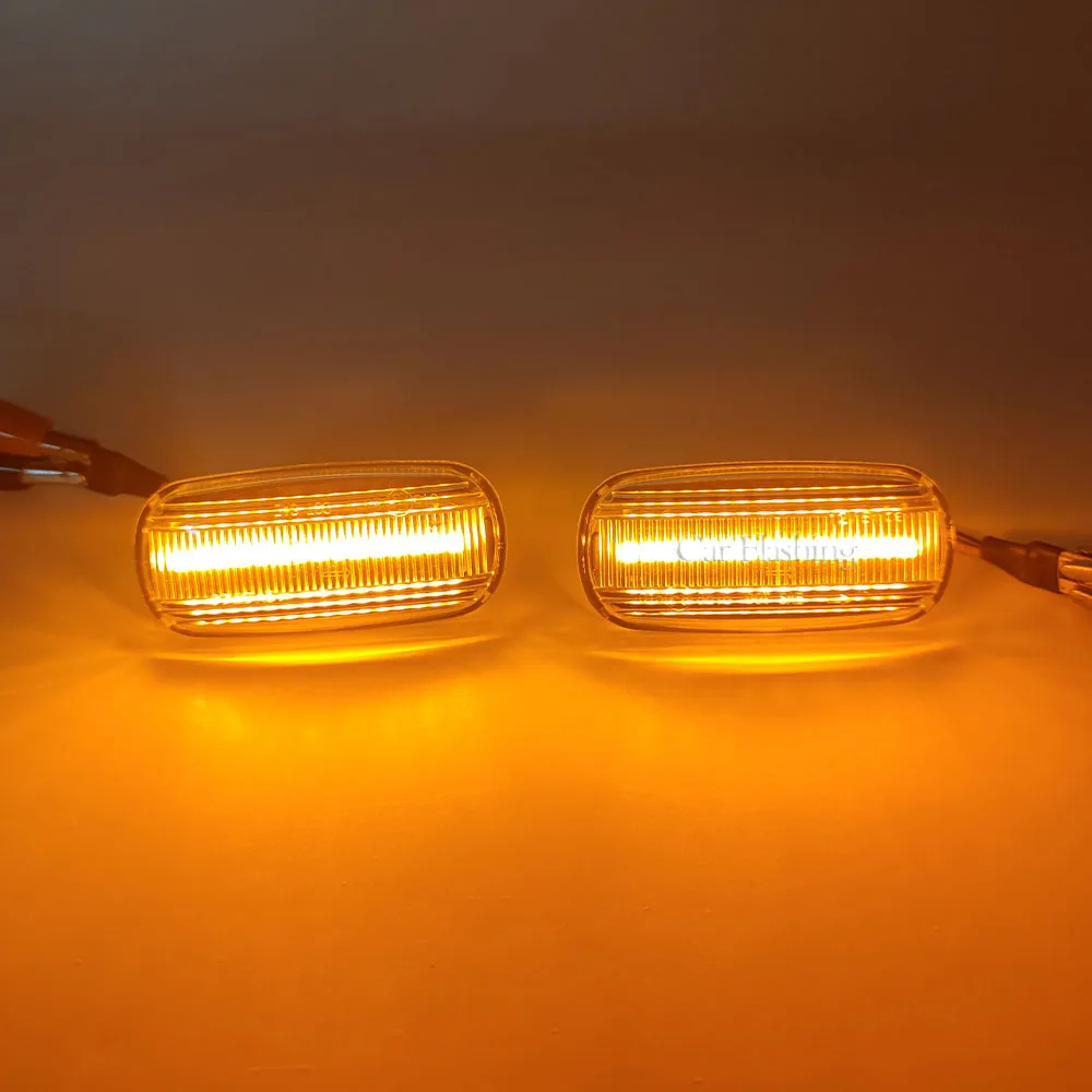 لأودي A3 S3 8P A4 S4 RS4 B6 B7 B8 A6 S6 RS6 C5 C7 Led ديناميكية الجانب ماركر بدوره إشارة ضوء متتابعة الوامض ضوء Emark