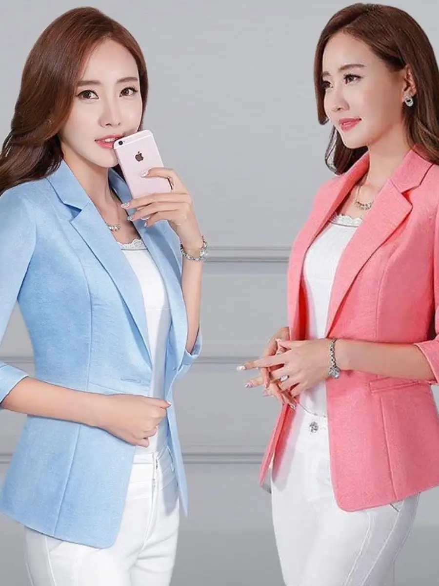 jaqueta-feminina-leve-de-linho-e-algodao-com-caimento-slim-manga-curta-estilo-casual-primavera-verao-novo-modelo-com-bolso-e-laco-quadrado