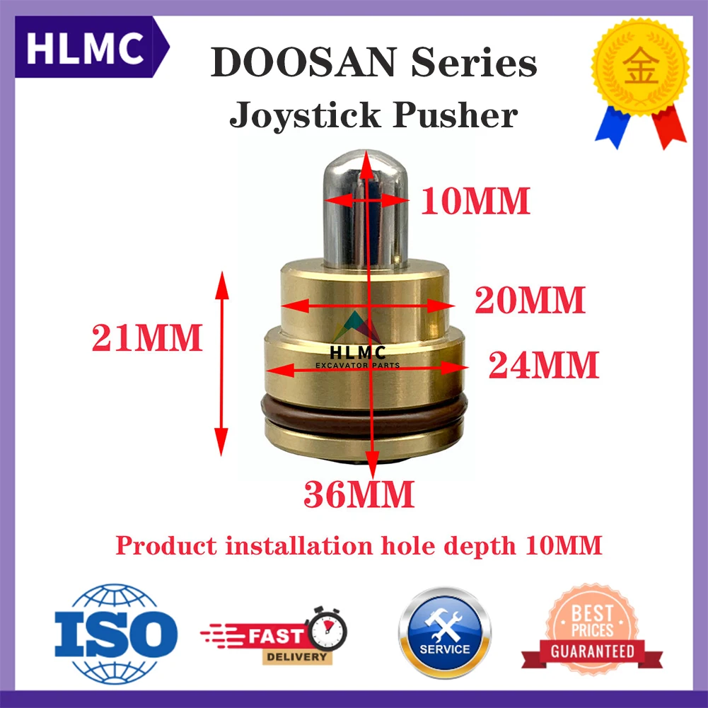 

Excavator Joystick Valve Pusher DH55 60 80 DH220 DH225-7 DH220-7 DH225-9 Pilot Valve Pusher For Excavator DH300-5