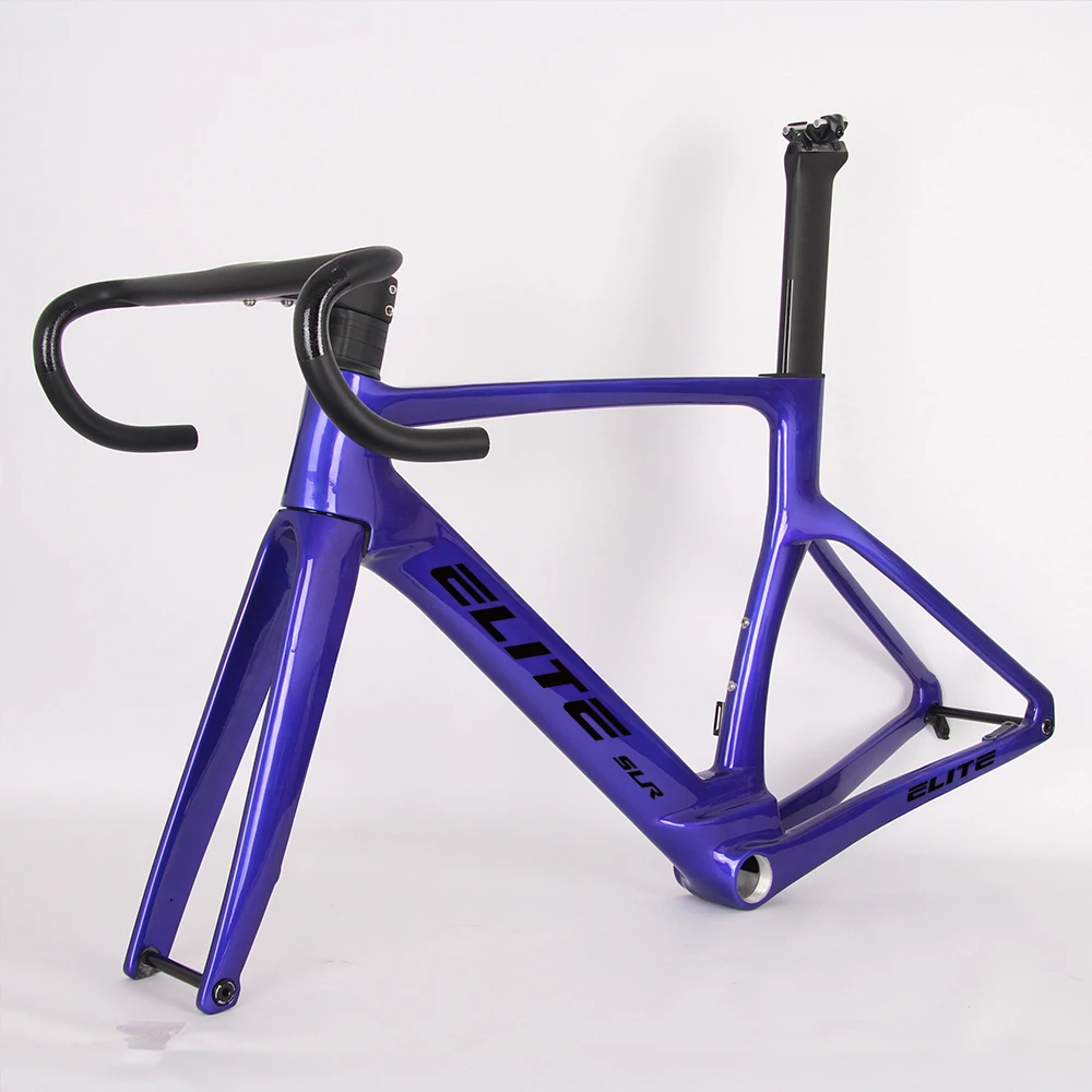 15 Styles Carbon Road Bike Bicycle Frame T1100 Lightest Disc Brake Road Racing Frameset  With Handlebar Di2 47/49/52/54/56/58CM