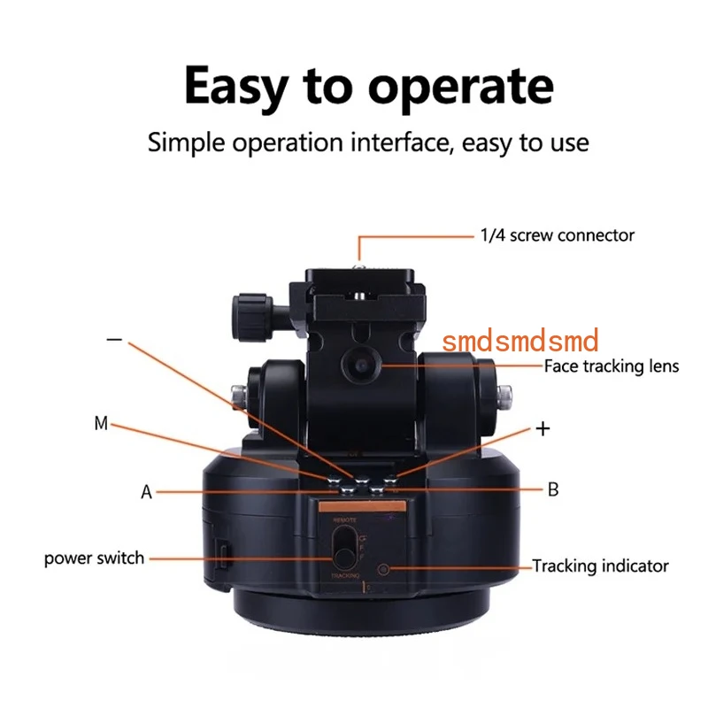YT-2000 2kg AI Smart Face Following Motorized Rotating Panoramic Head Pan Tilt Tripod Stabilizer for Smartphone Cameras