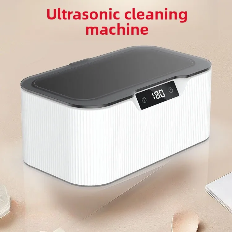 2025 آلة التنظيف بالموجات فوق الصوتية الجديدة للأقواس غير المرئية وأطقم الأسنان والمثبتين والنظارات، جهاز التنظيف بالموجات فوق الصوتية الصغيرة. #1