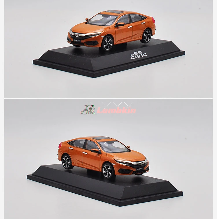 

Model Decoration 1:43 Car Models For Honda Civic X 2019 Alloy Car