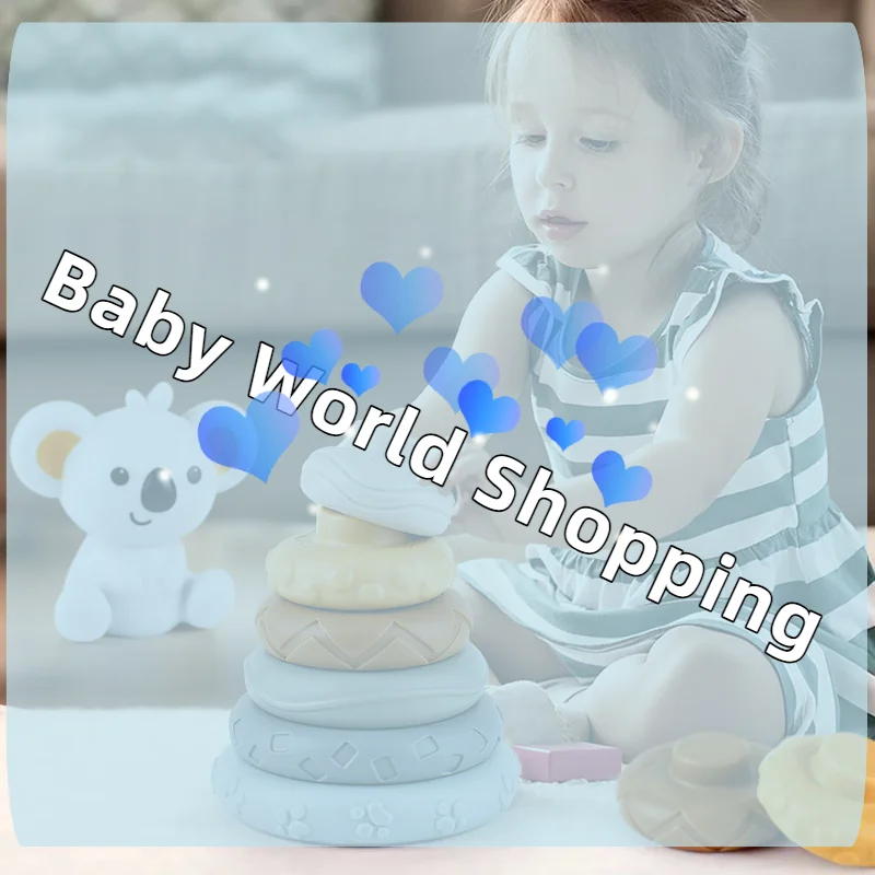 Baby Montessori Sensory Intellectual Development Set, Developing Fine Motor Skills, Koala Stacking Tower Learning Toys