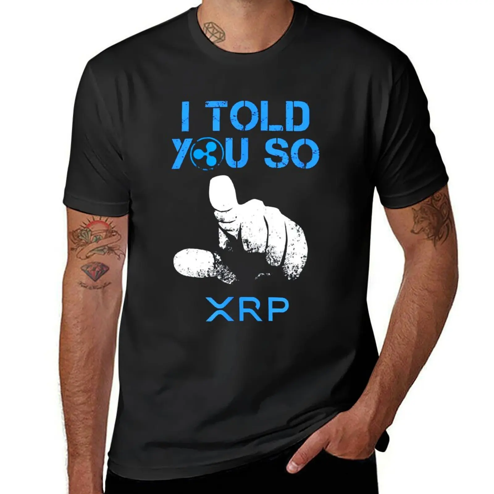 

Xrp crypto classic T-Shirt vintage clothes Blouse funny t shirts for men