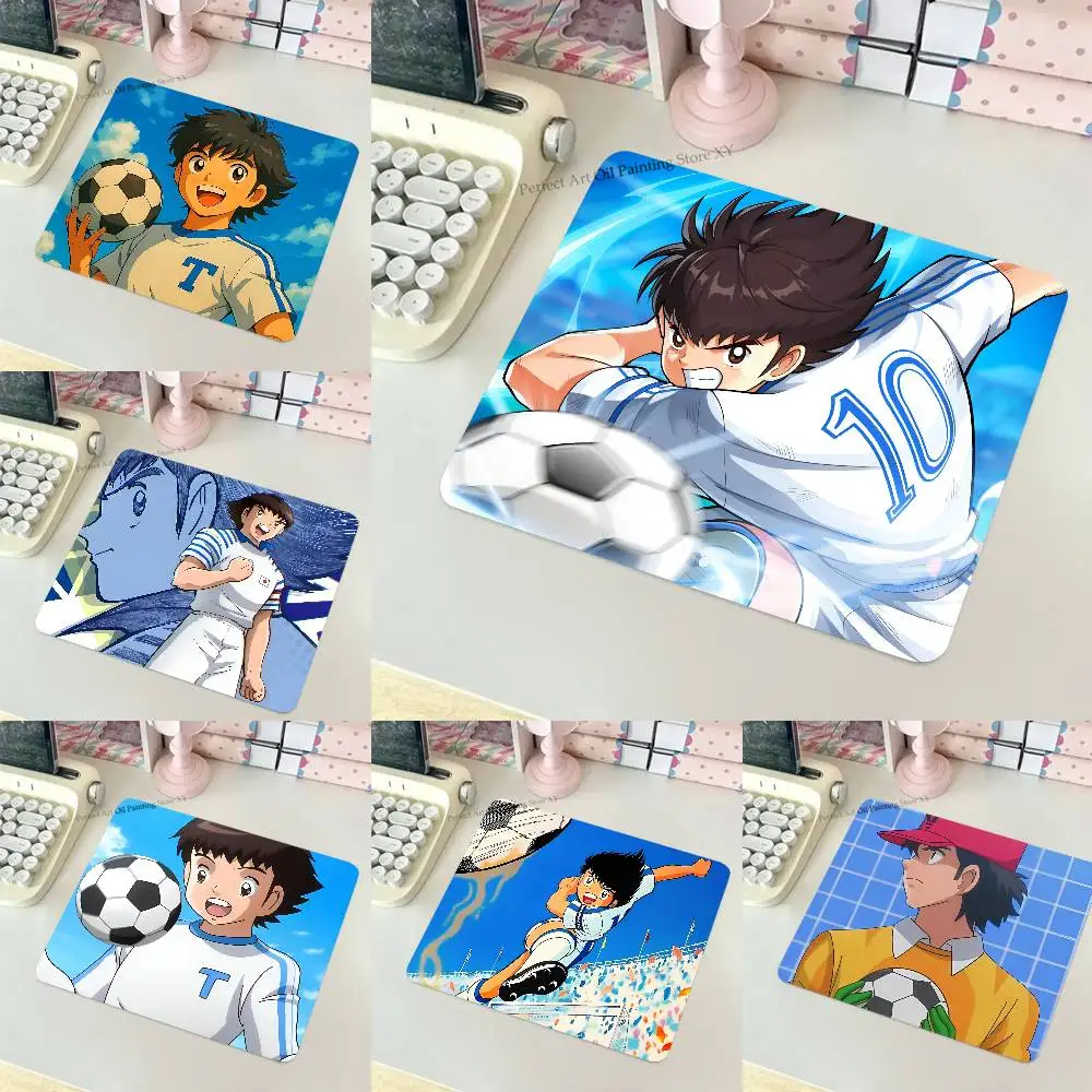 Anime C-Captain Tsubasa-a Mousepad Small LockEdge Mouse Pad For Gamers Computer Desk Pad Rectangular Anti-slip Rubber